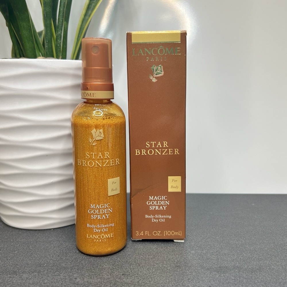 NEW Lancome Star Bronzer Magic Golden Spray 3.4oz Body Silkening Dry Oil RETIRED